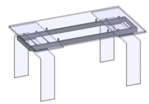 Living room cristal table