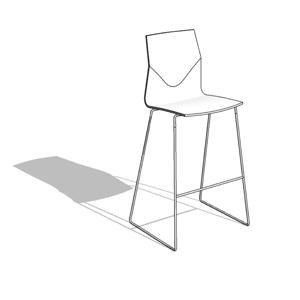 Four Cast High Stacking Bar Stools - HighTower