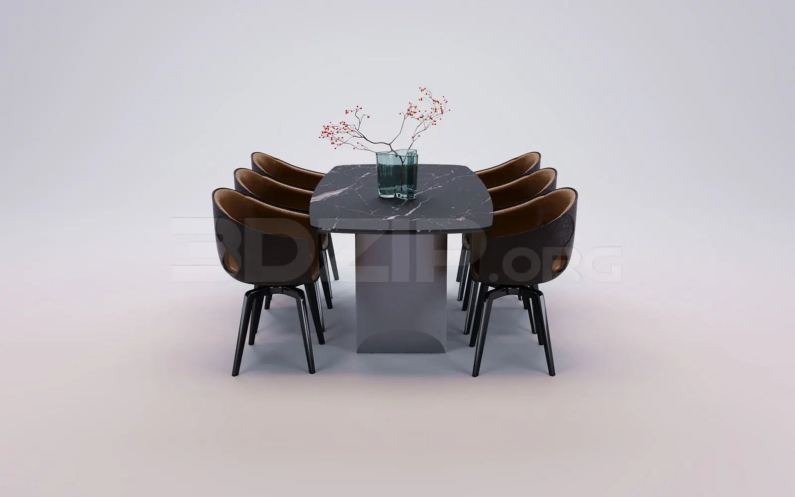 Dining Table And Chair — preview 1 (3dzip)