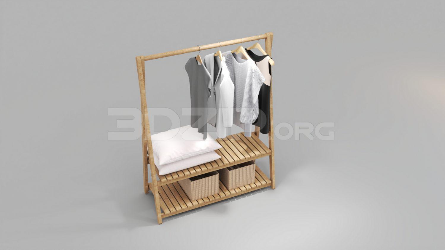 Hanging clothes racks