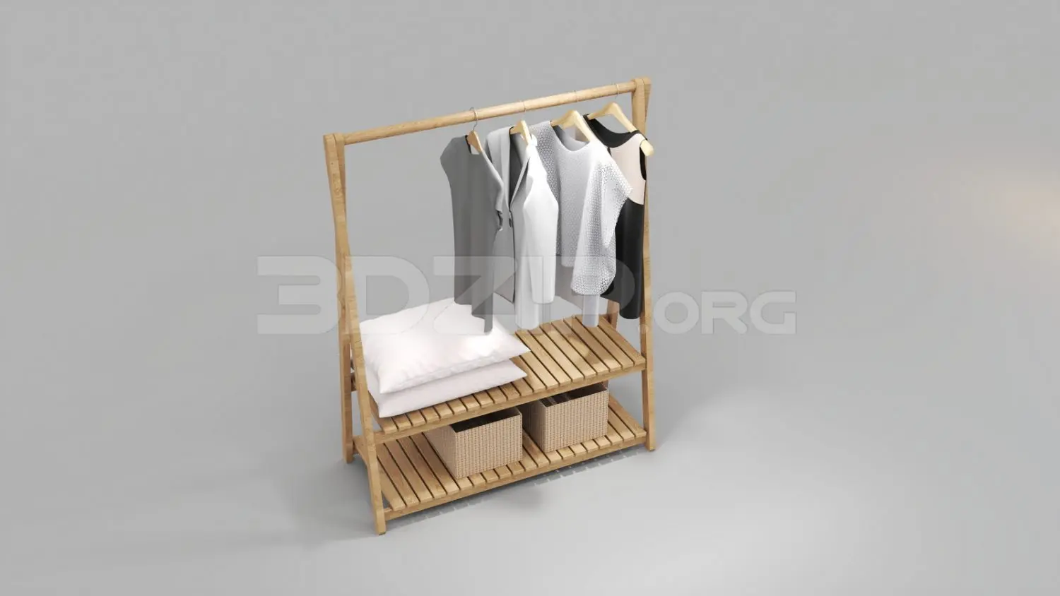 Hanging clothes racks