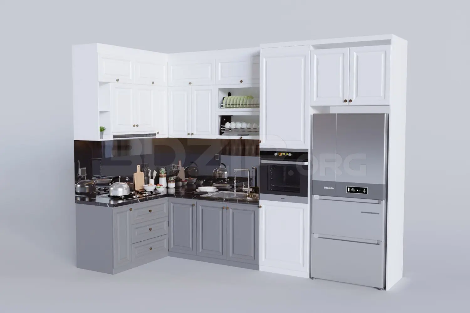 Kitchen — preview 1, by Tuan An (3dzip)