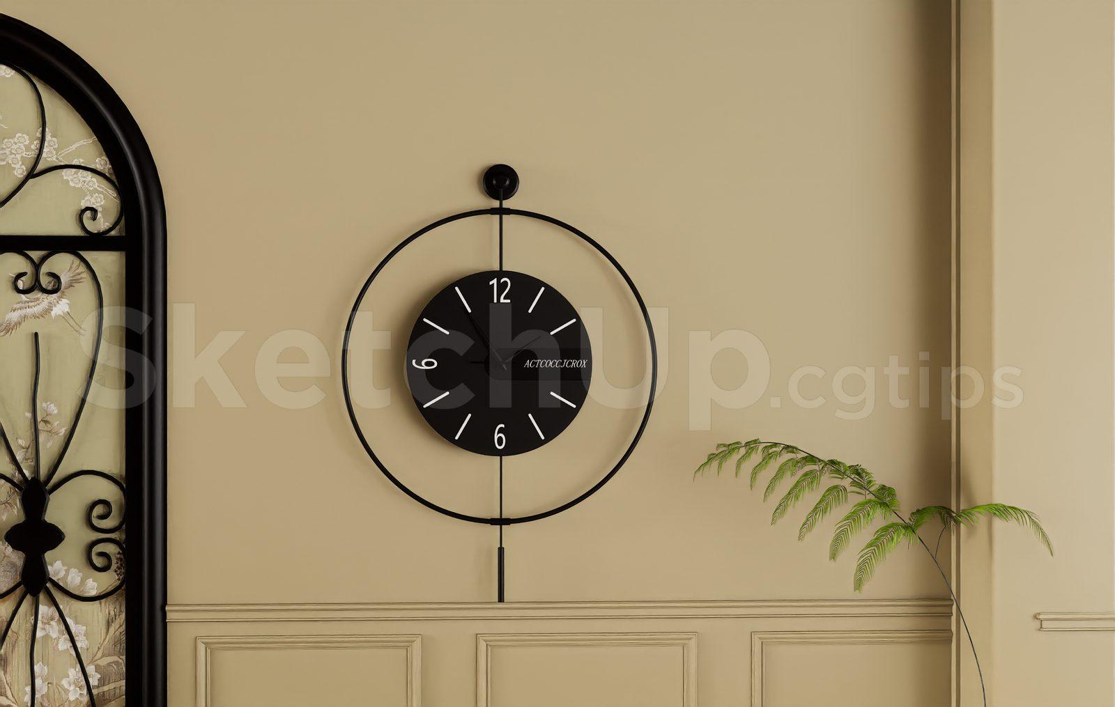 Modern Minimalist Wall Clock