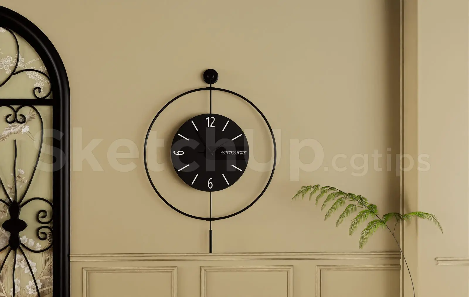 Modern Minimalist Wall Clock