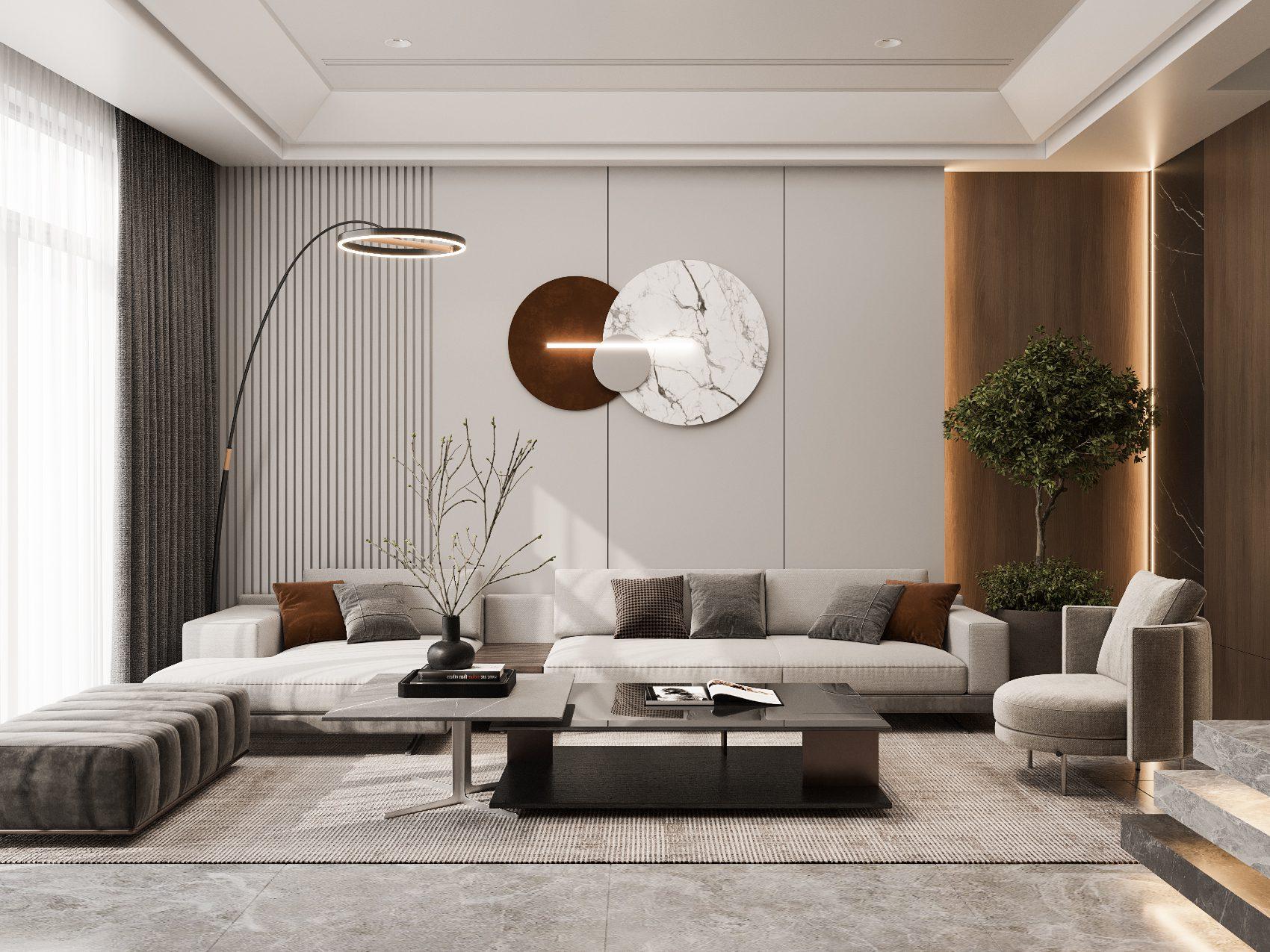 Living Room – Kitchen Interior