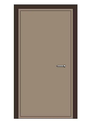 Single Door with Handle