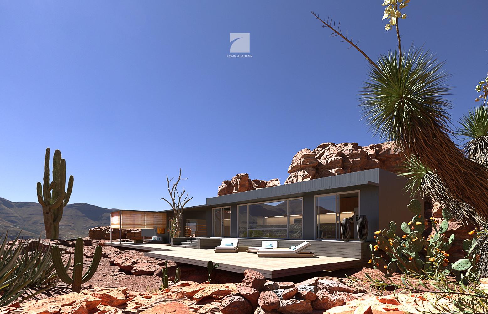 Exterior House Scene