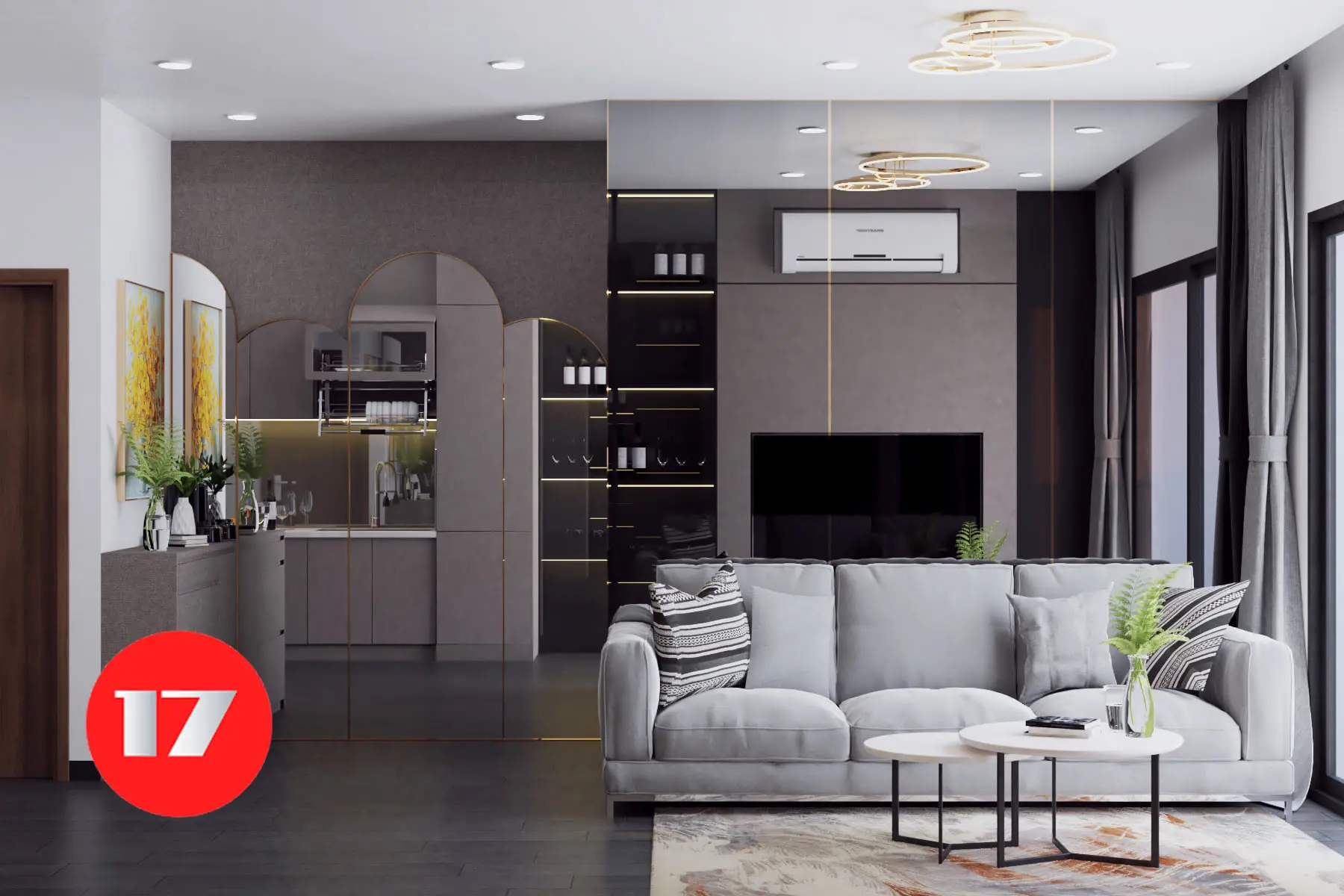 Interior Apartment Scene