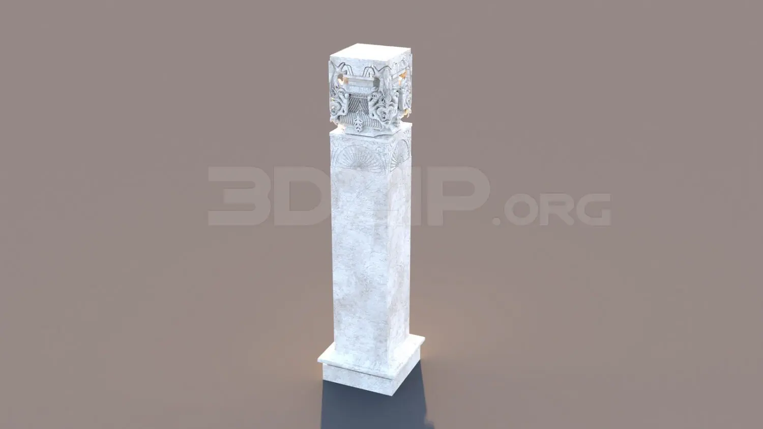 Decorative Columns — preview 1 (3dzip, CC0)