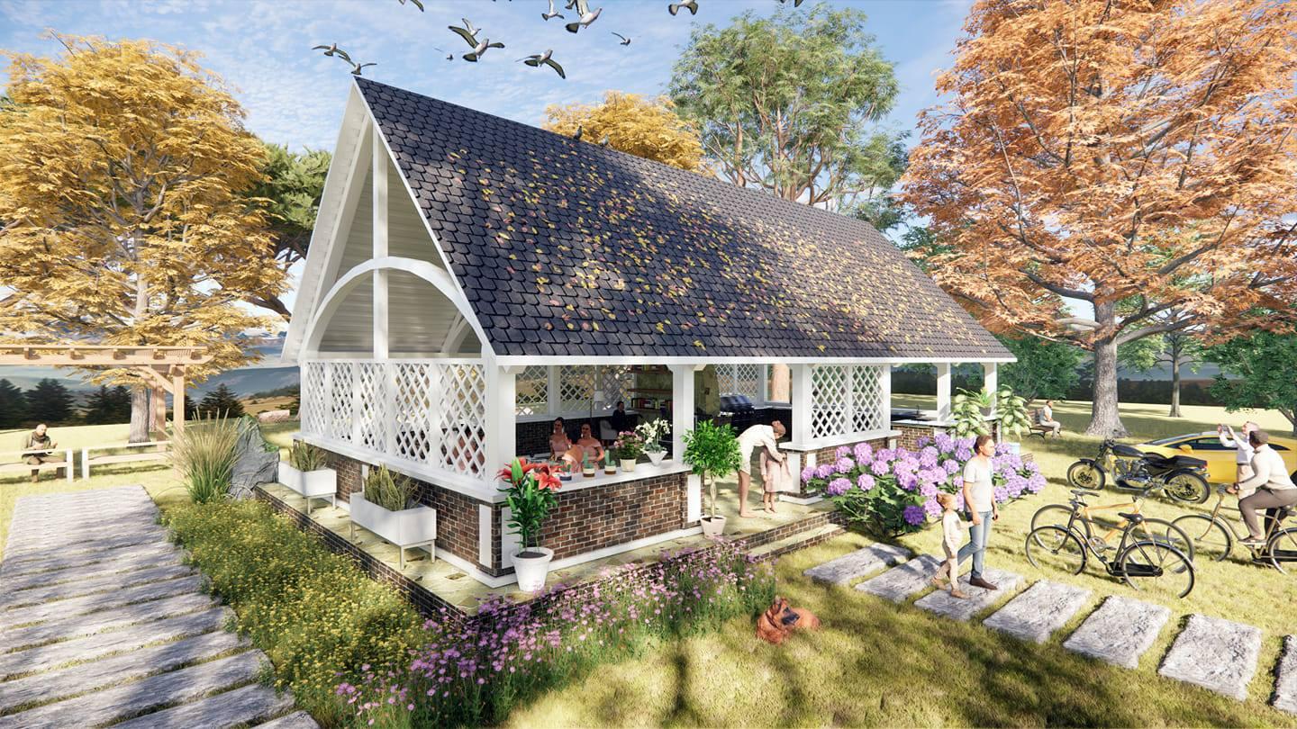 Exterior House Scene