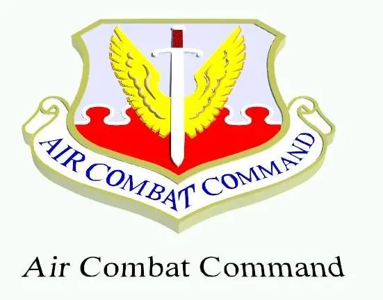 Air Combat Command Logo — preview 1, by W. Christopher King (RevitCity, CC0)