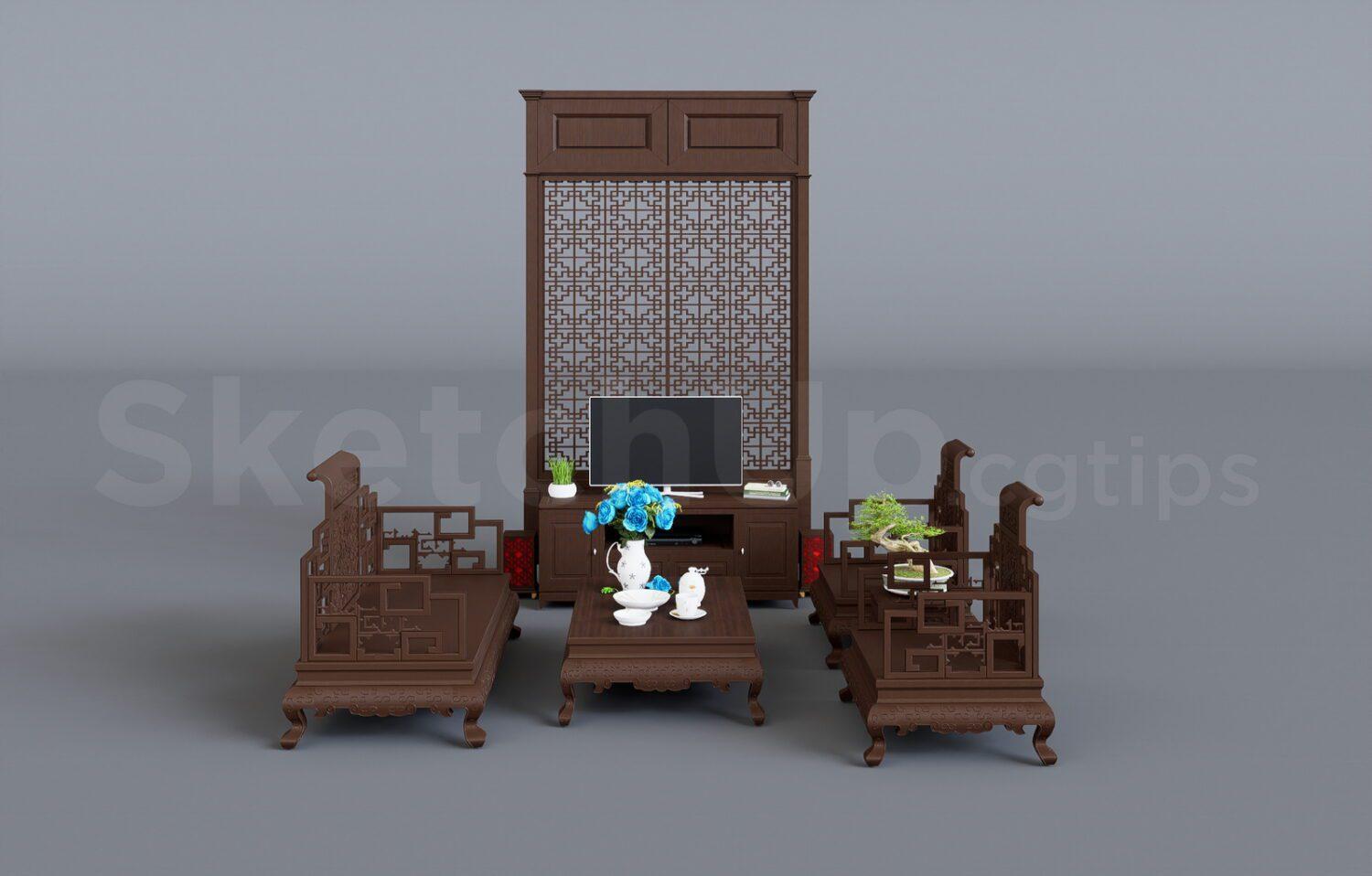 Sofa And Table- Chair