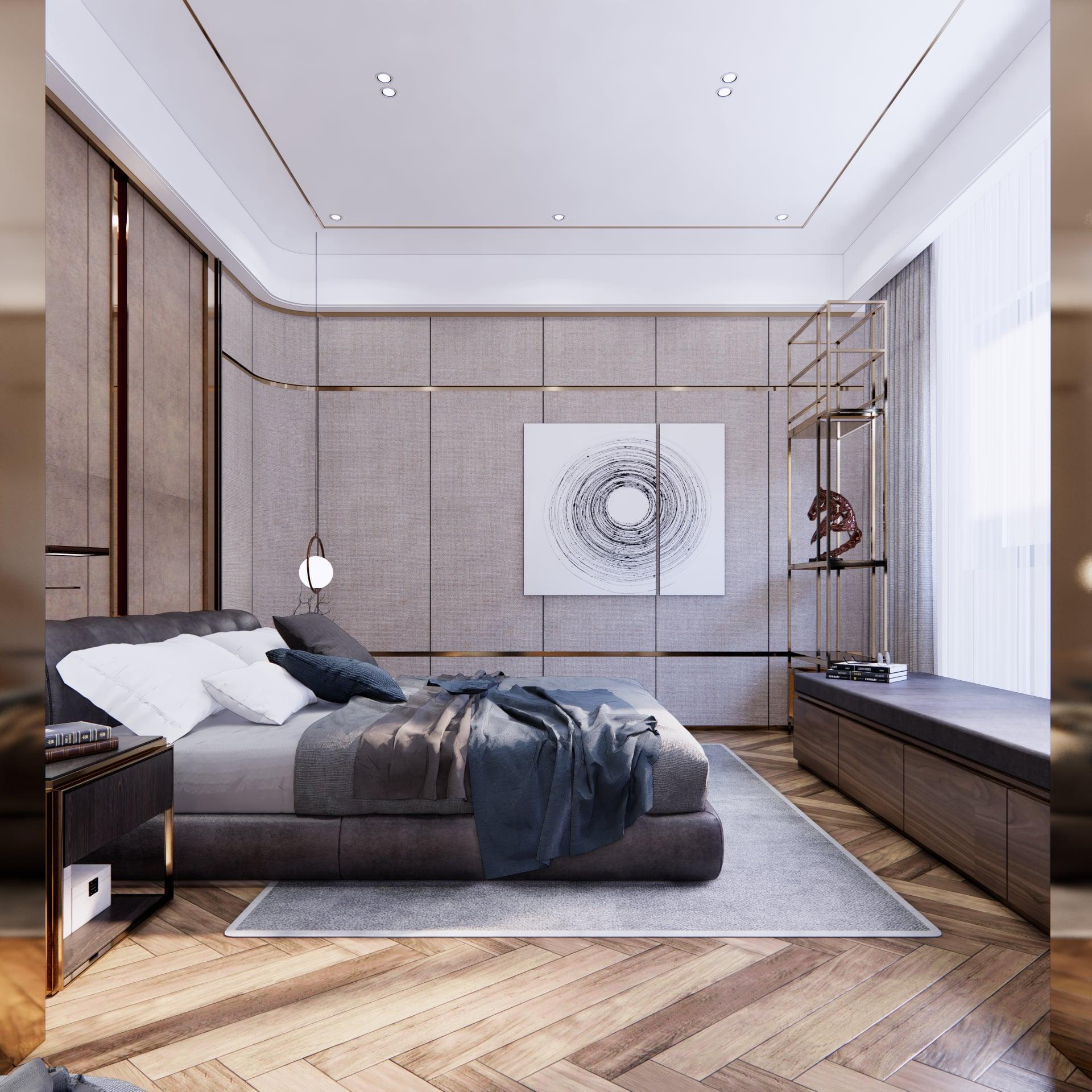 Interior Bedroom Scene