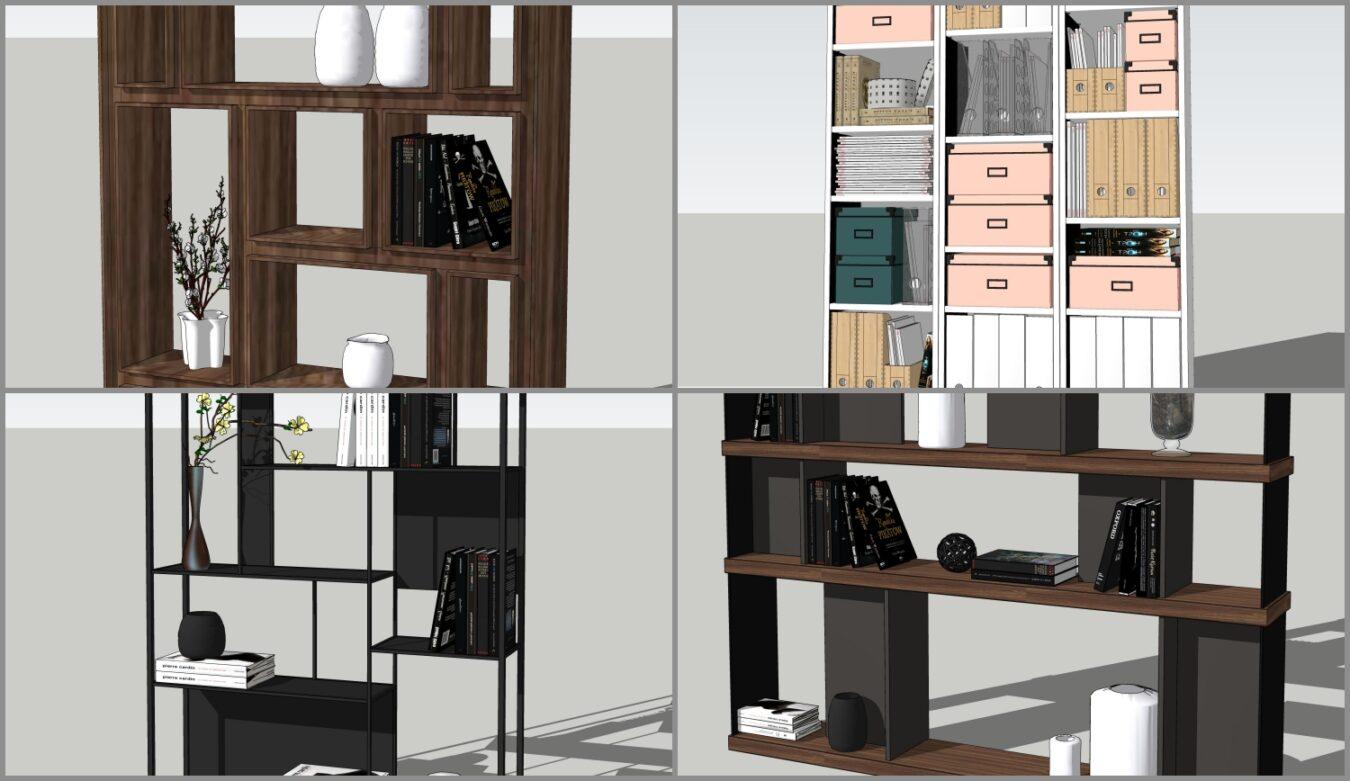 Combo Decorate Bookself