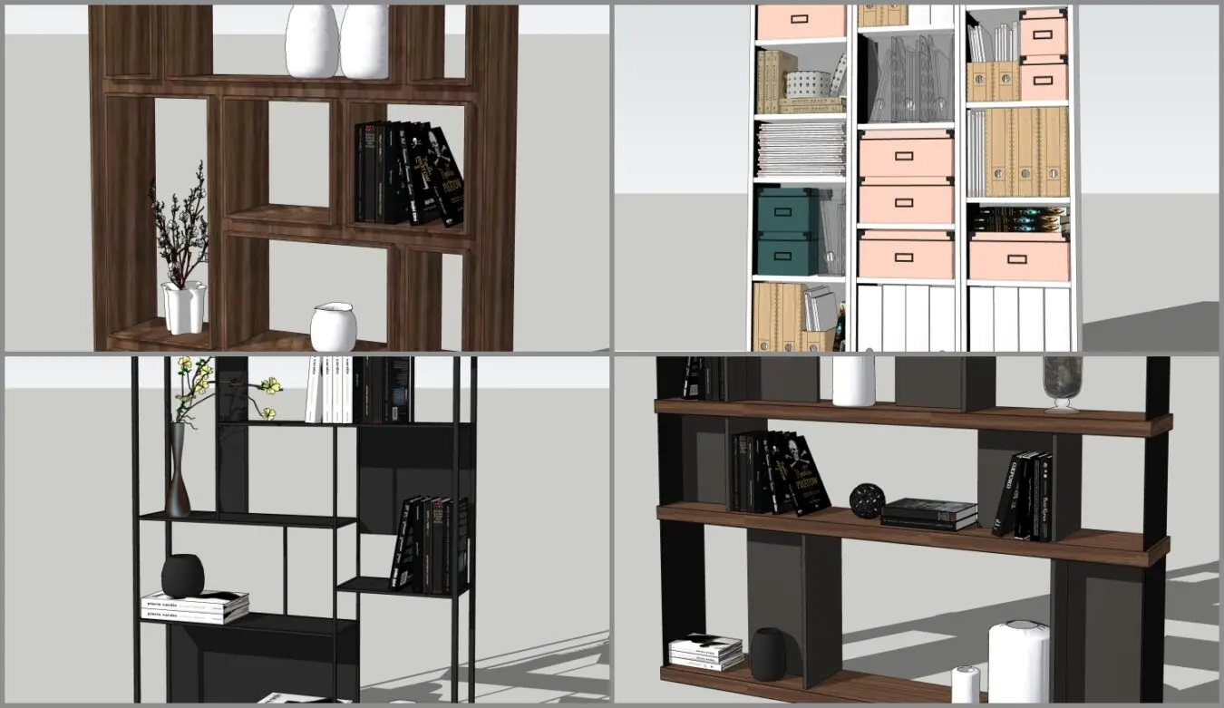 Combo Decorate Bookself