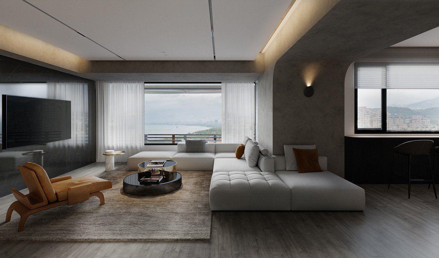 Living Room – Kitchen Interior