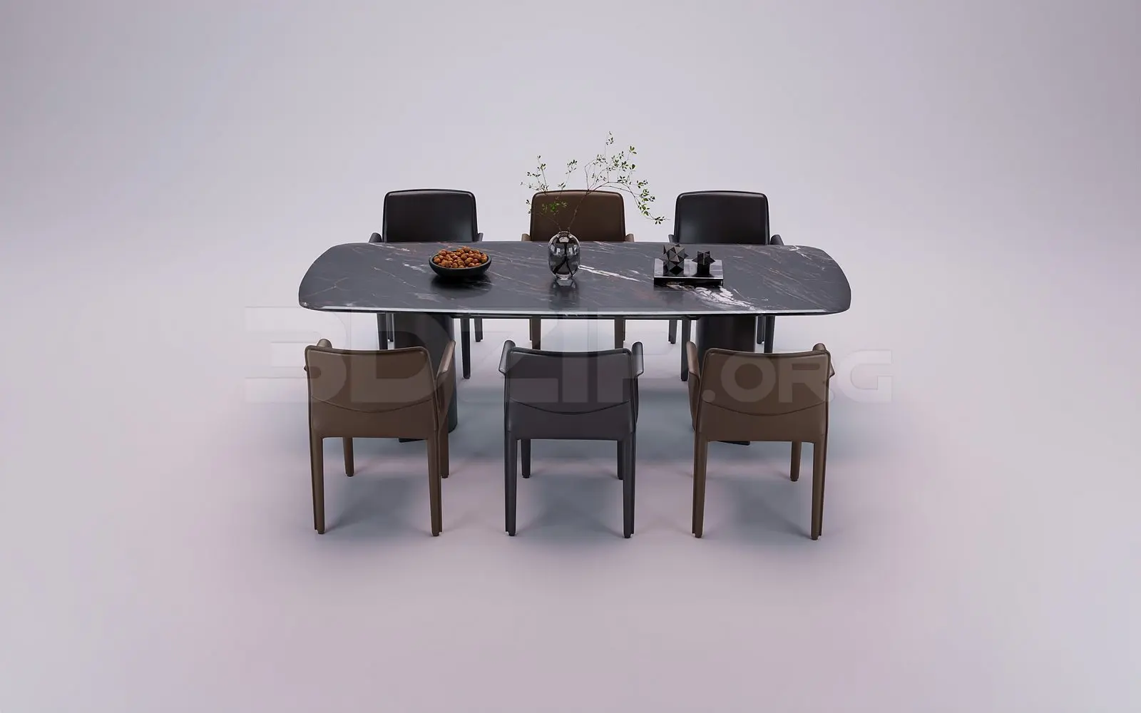 Dining Table And Chair — preview 1 (3dzip)