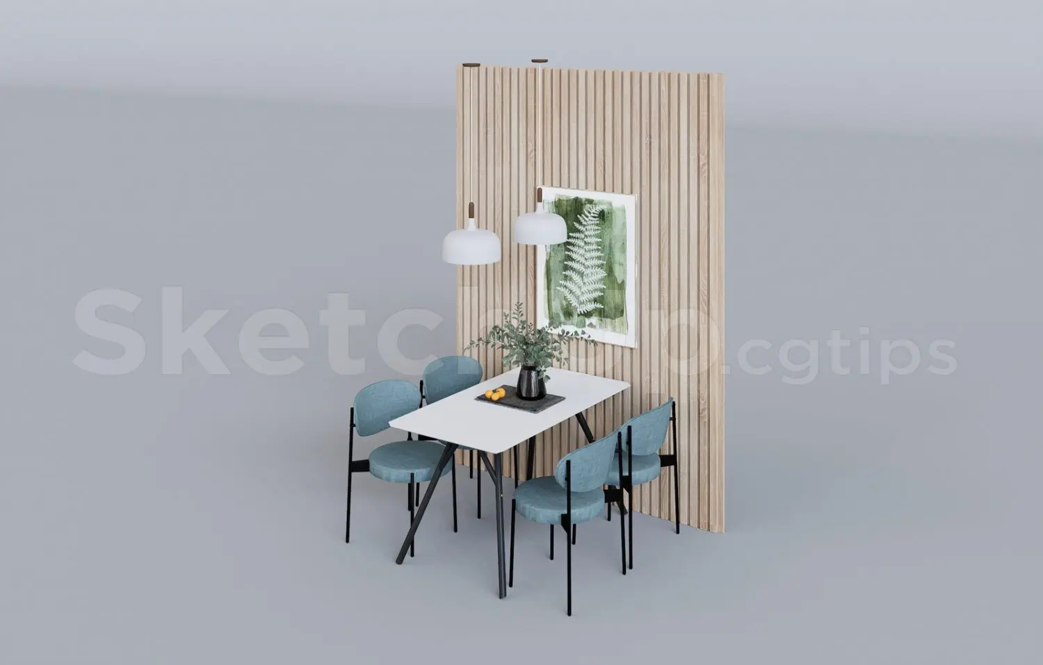 Dining Table — preview 1 (cgtips, CC0)