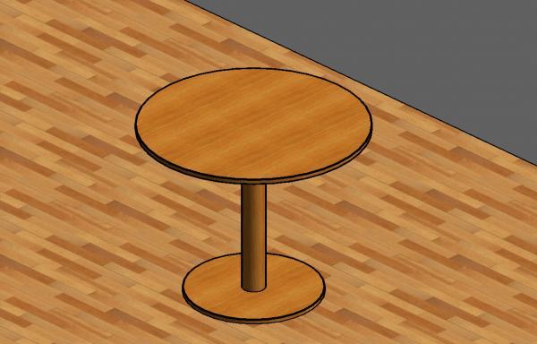 Circular parametric table