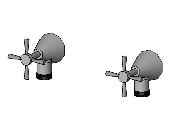 Cross Handle Washing Machine Stops