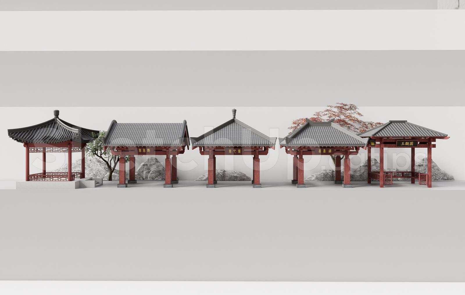 Traditional Asian Pavilion Series – Chinese Style