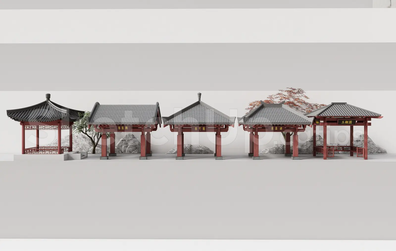 Traditional Asian Pavilion Series – Chinese Style