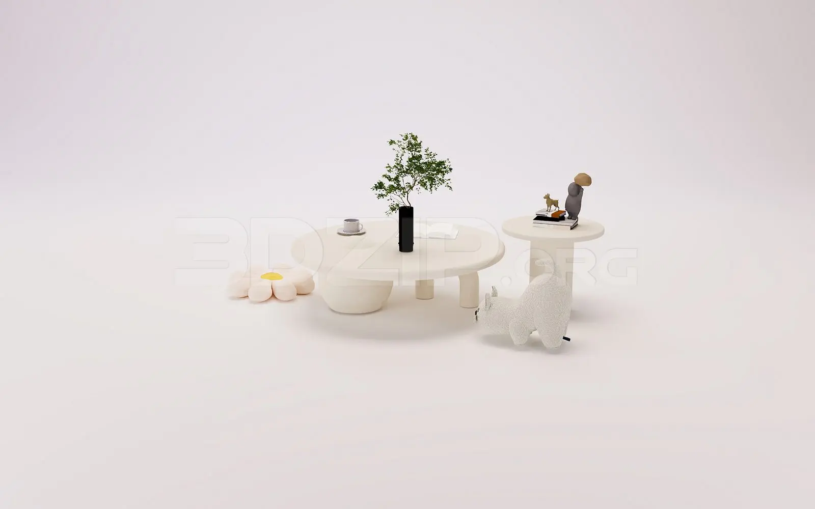 Tea Table — preview 1 (3dzip)