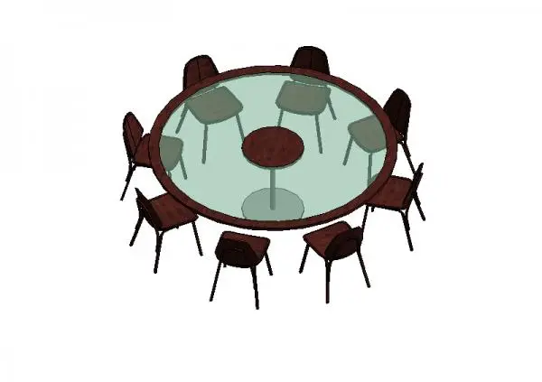 Circular Dinning Table
