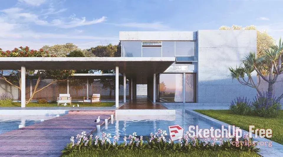 Exterior House Scene