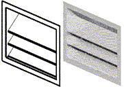Louvered Vent