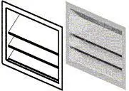 Louvered Vent