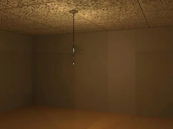 Spiral Glass Chandelier