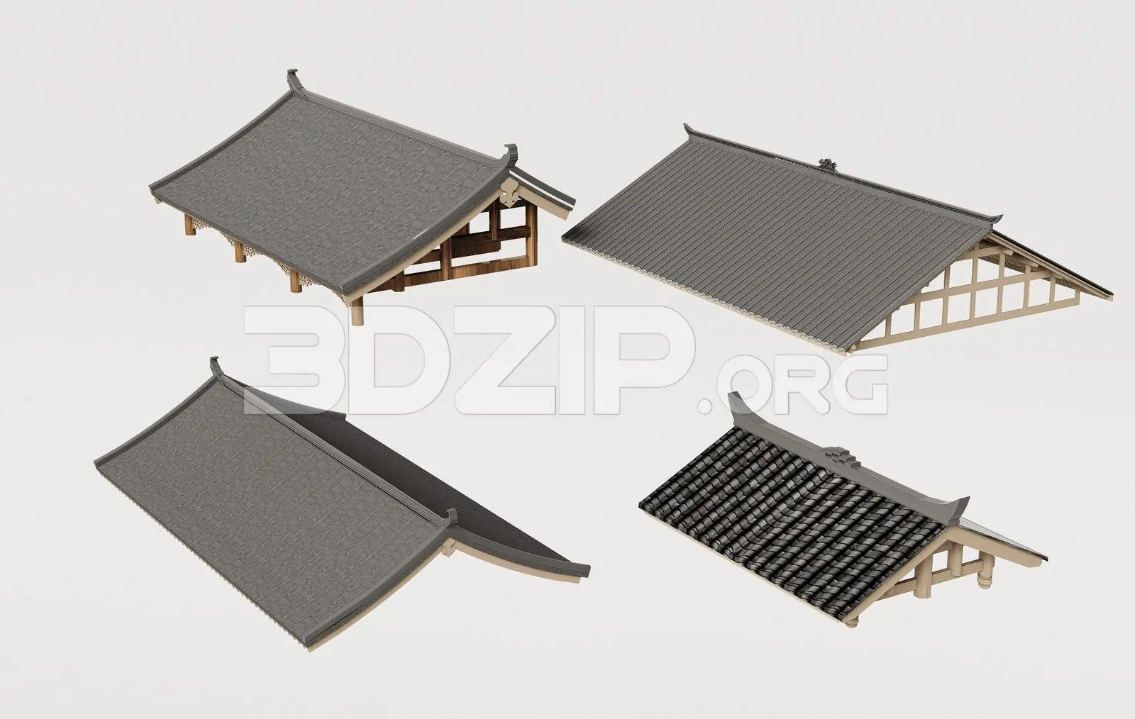 Traditional Asian Roof Collection