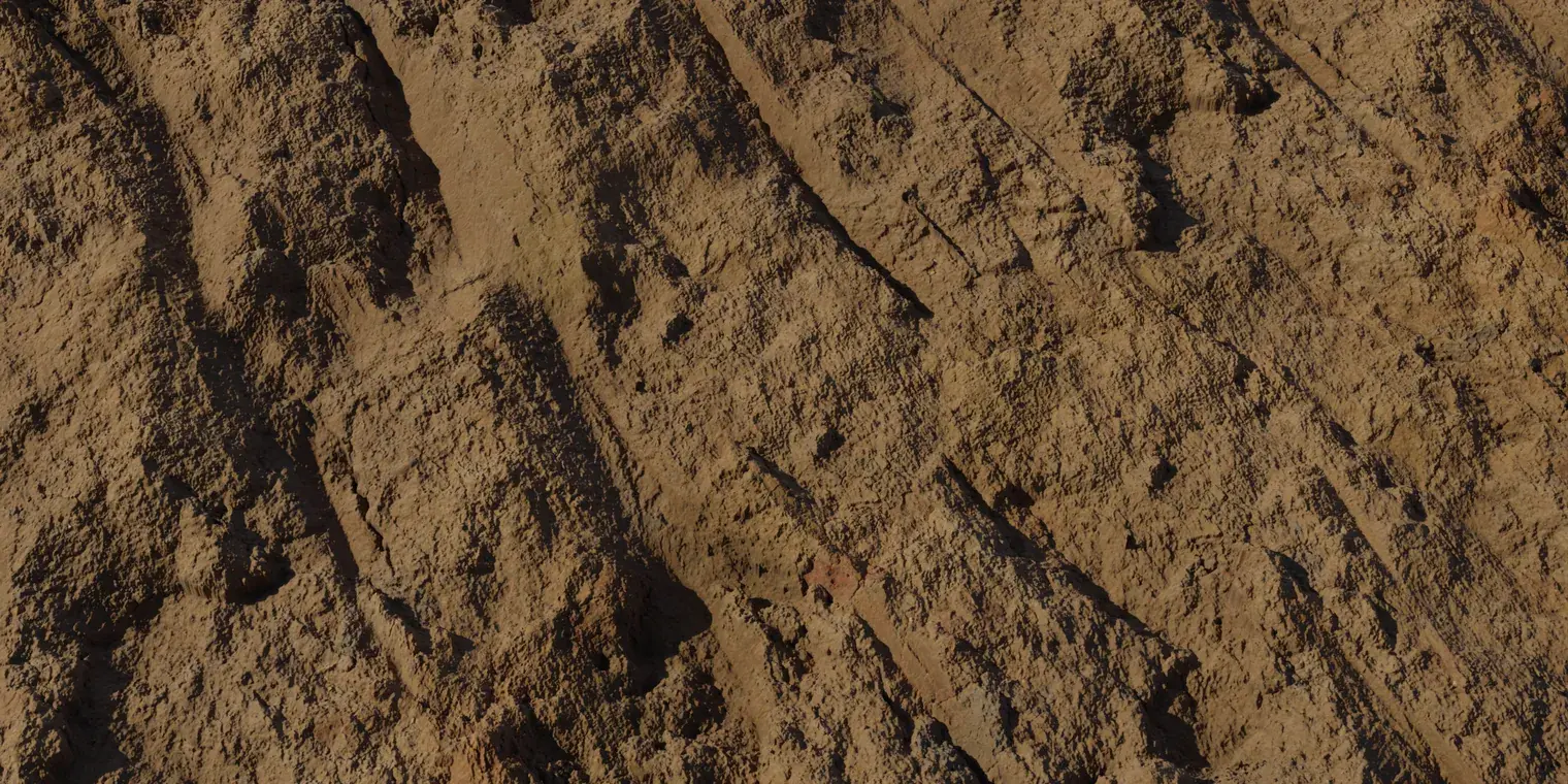 Excavated Soil Wall