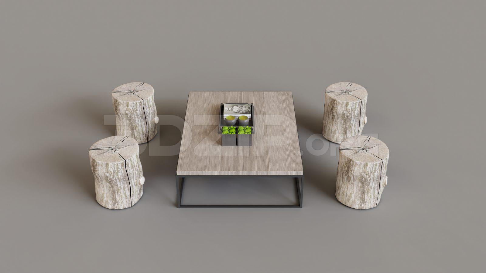 Tea Table And Chair
