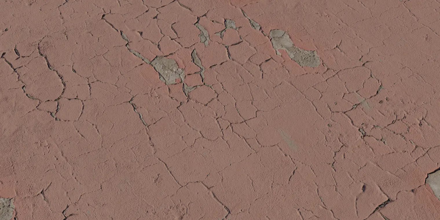 Peeling Painted Wall