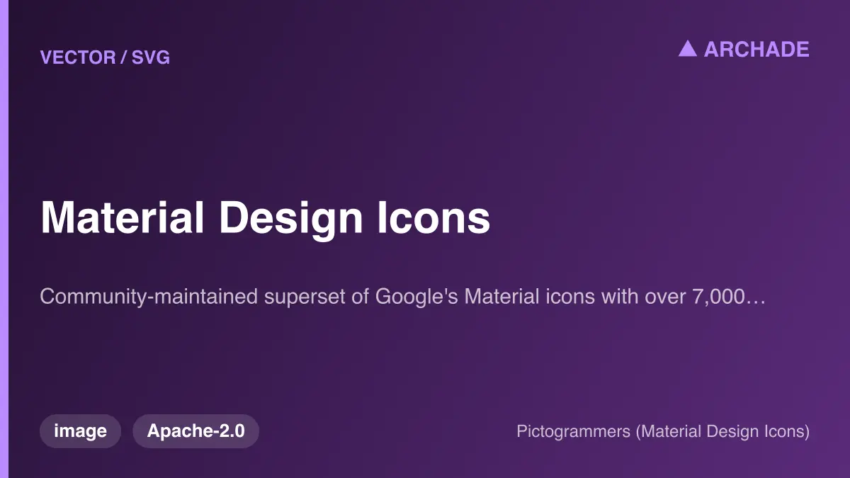 Material Design Icons