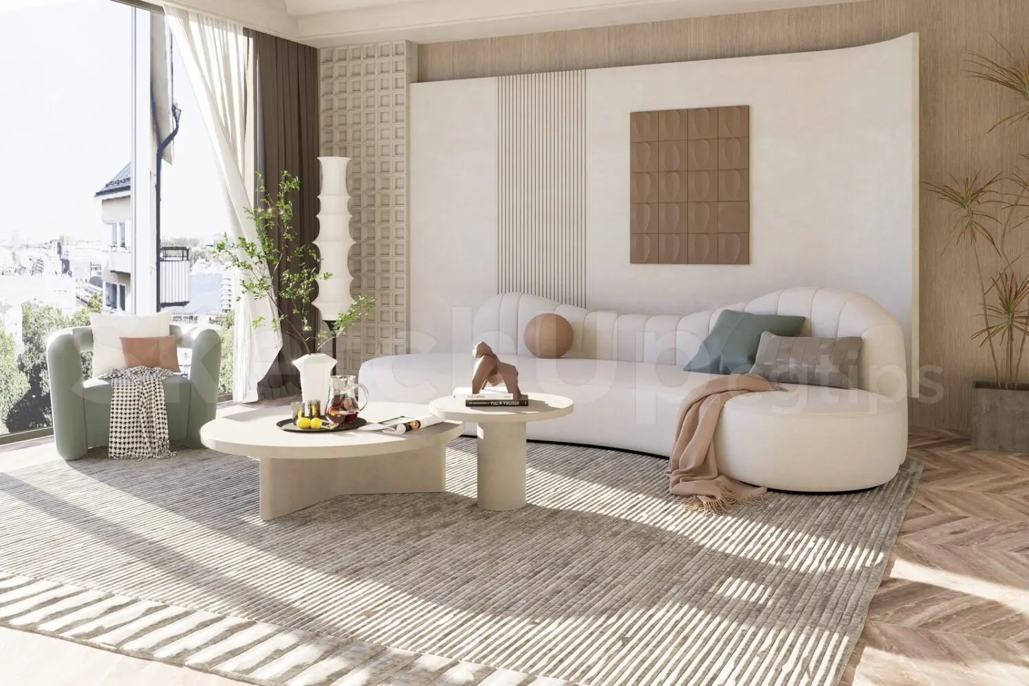 Living Room Interior — preview 1 (cgtips, CC0)