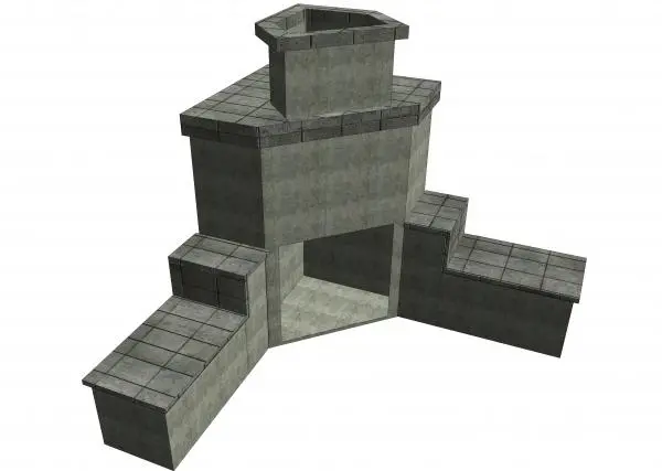 Stone Outdoor Fire Place
