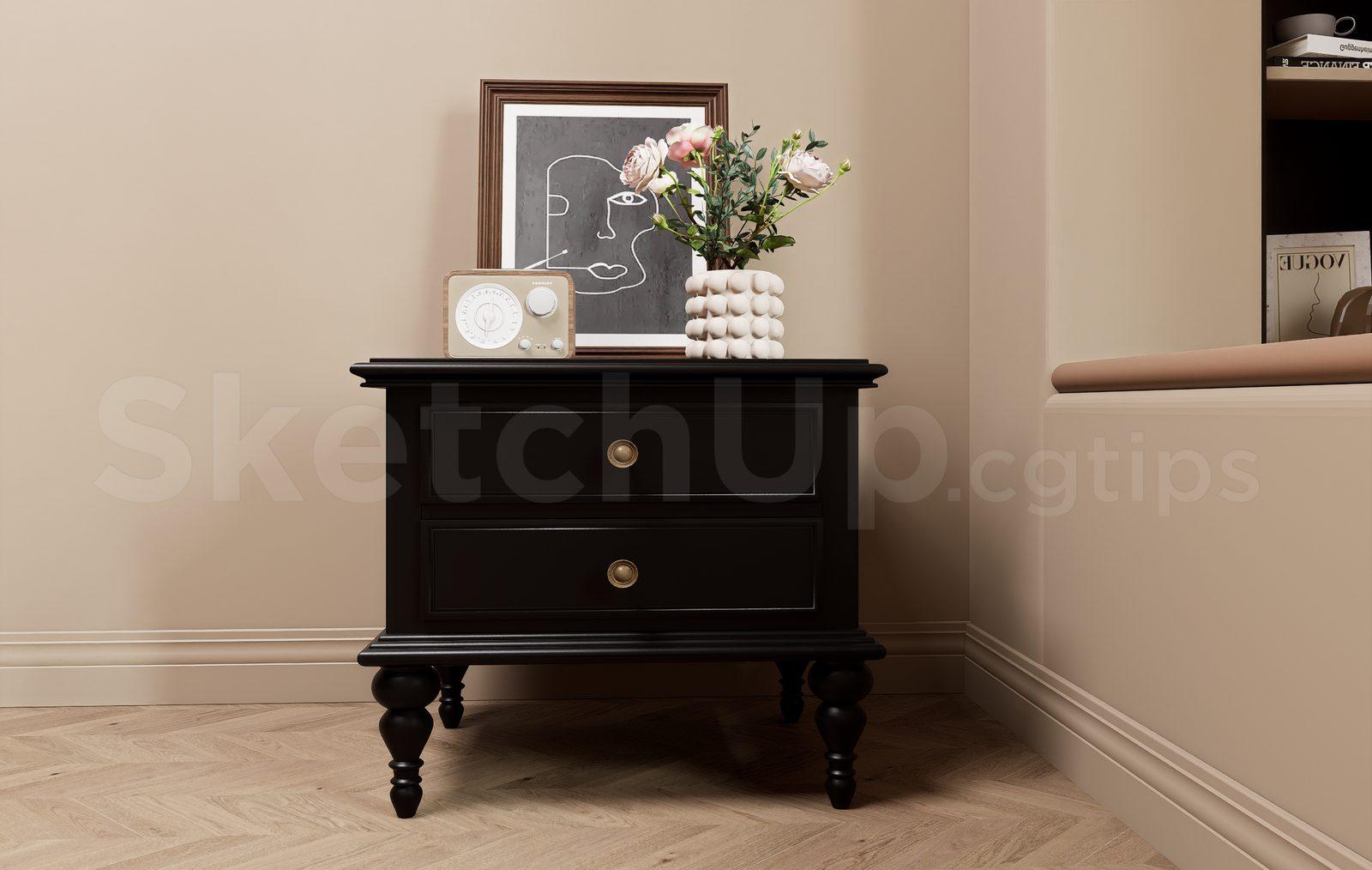 Bed Side Table — preview 1 (cgtips)
