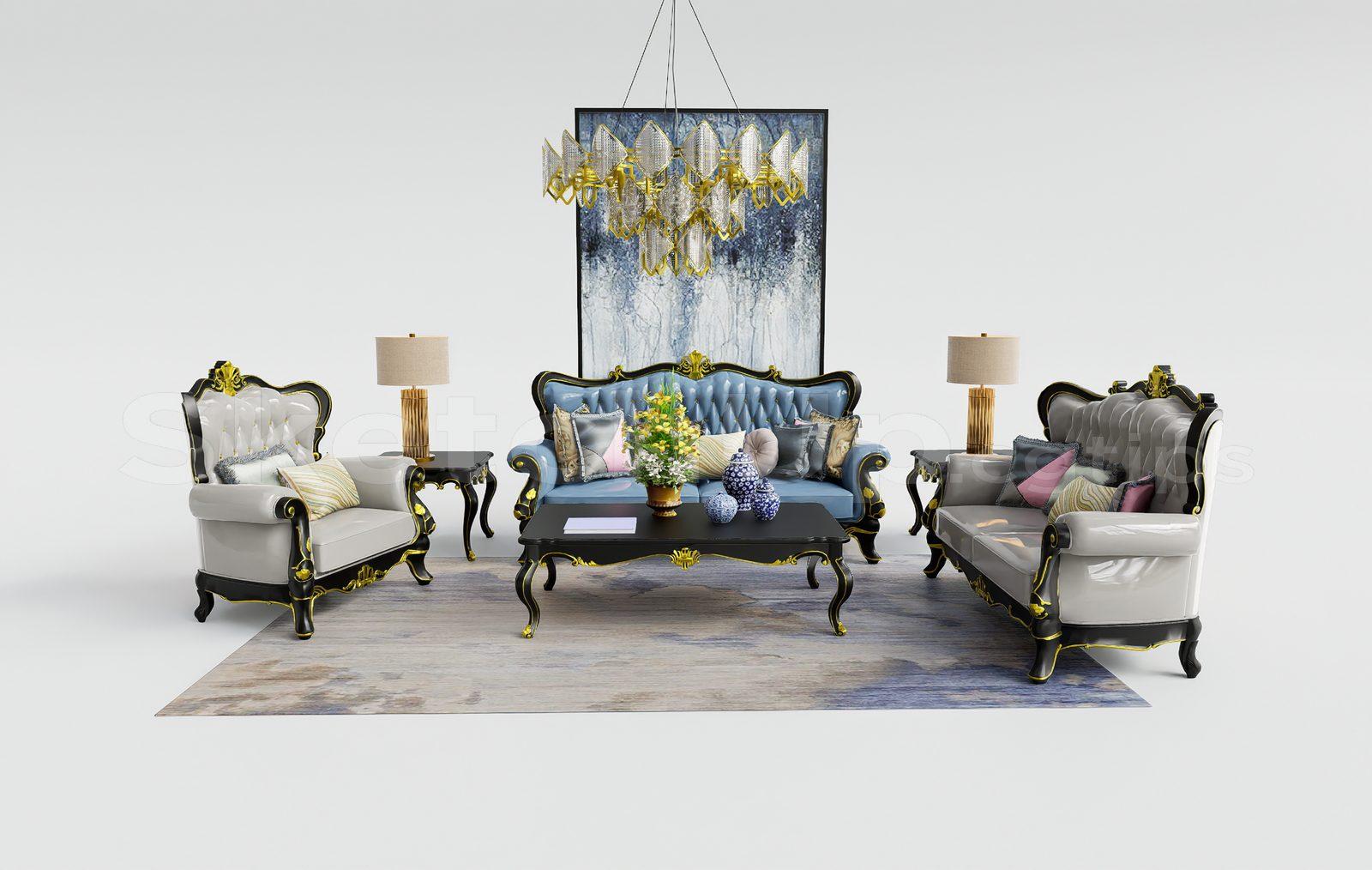 Neoclassical Sofa