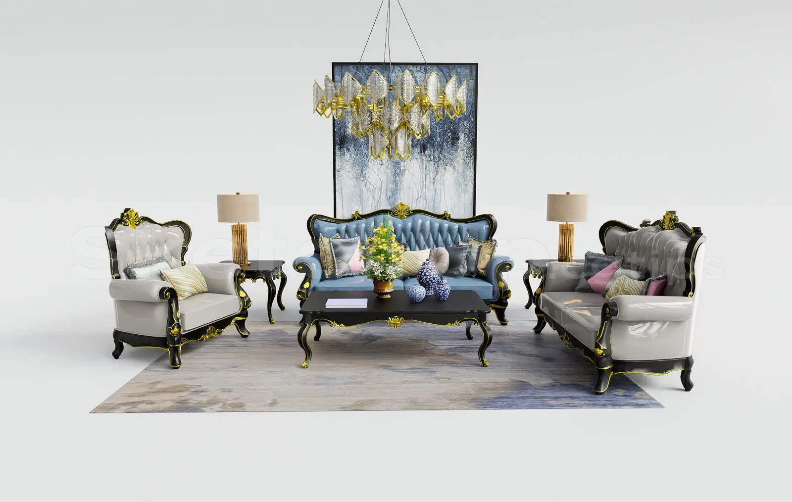 Neoclassical Sofa