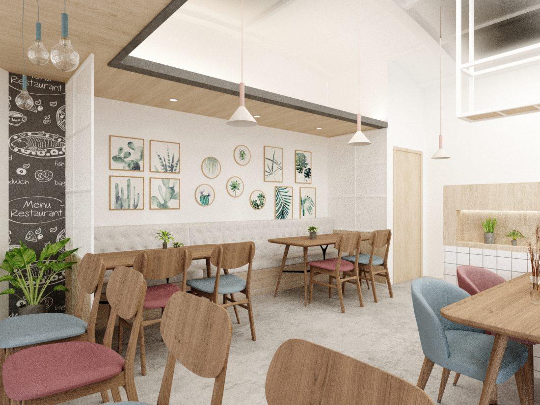 Interior Restaurant Scene 236
