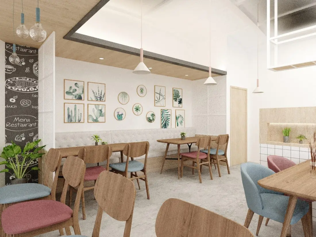 Interior Restaurant Scene 236