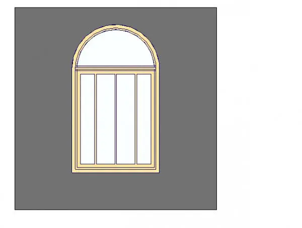 Arched window