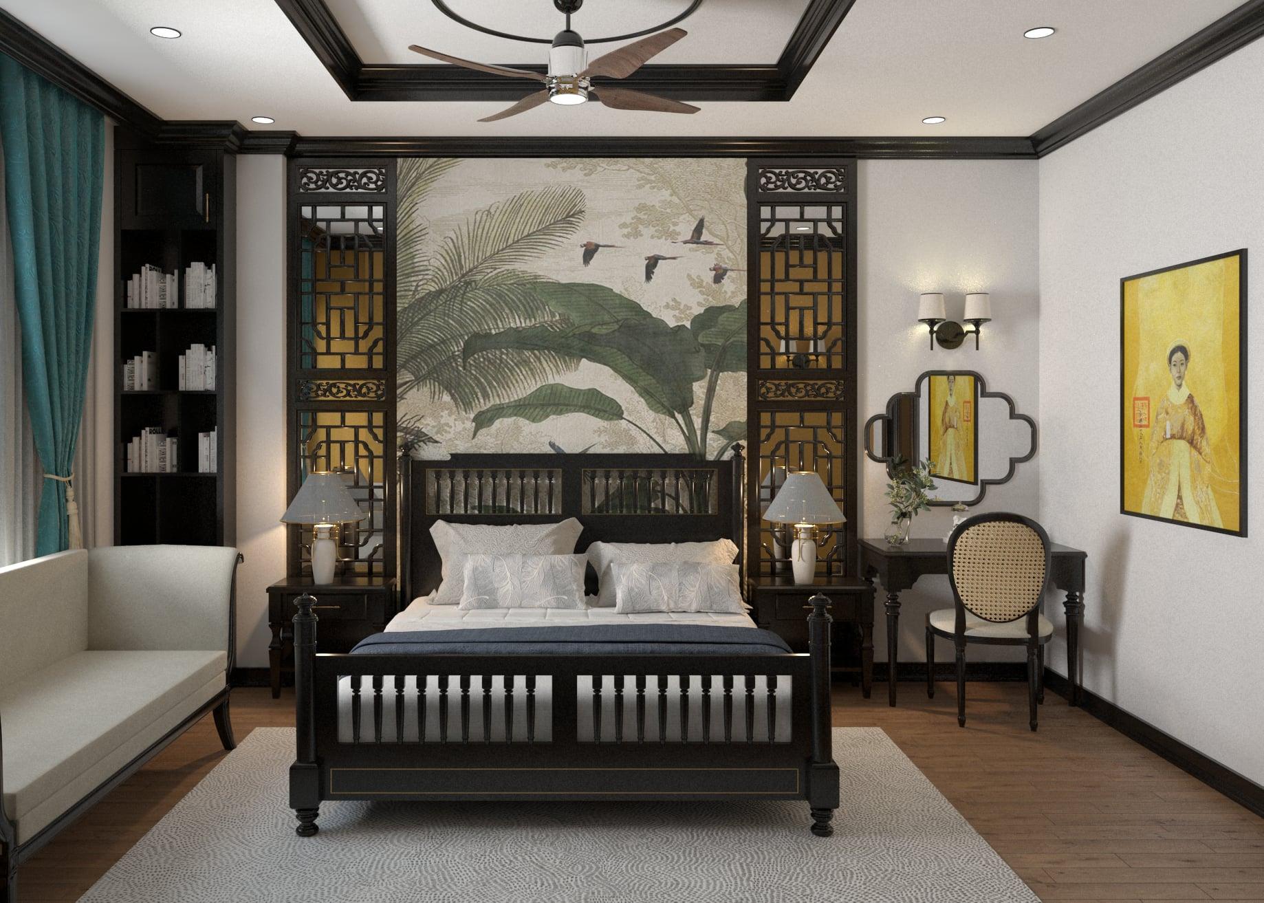Interior Bedroom Scene