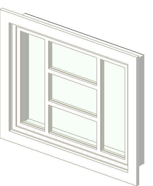Triple Vert Awning with side panes