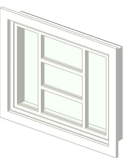 Triple Vert Awning with side panes