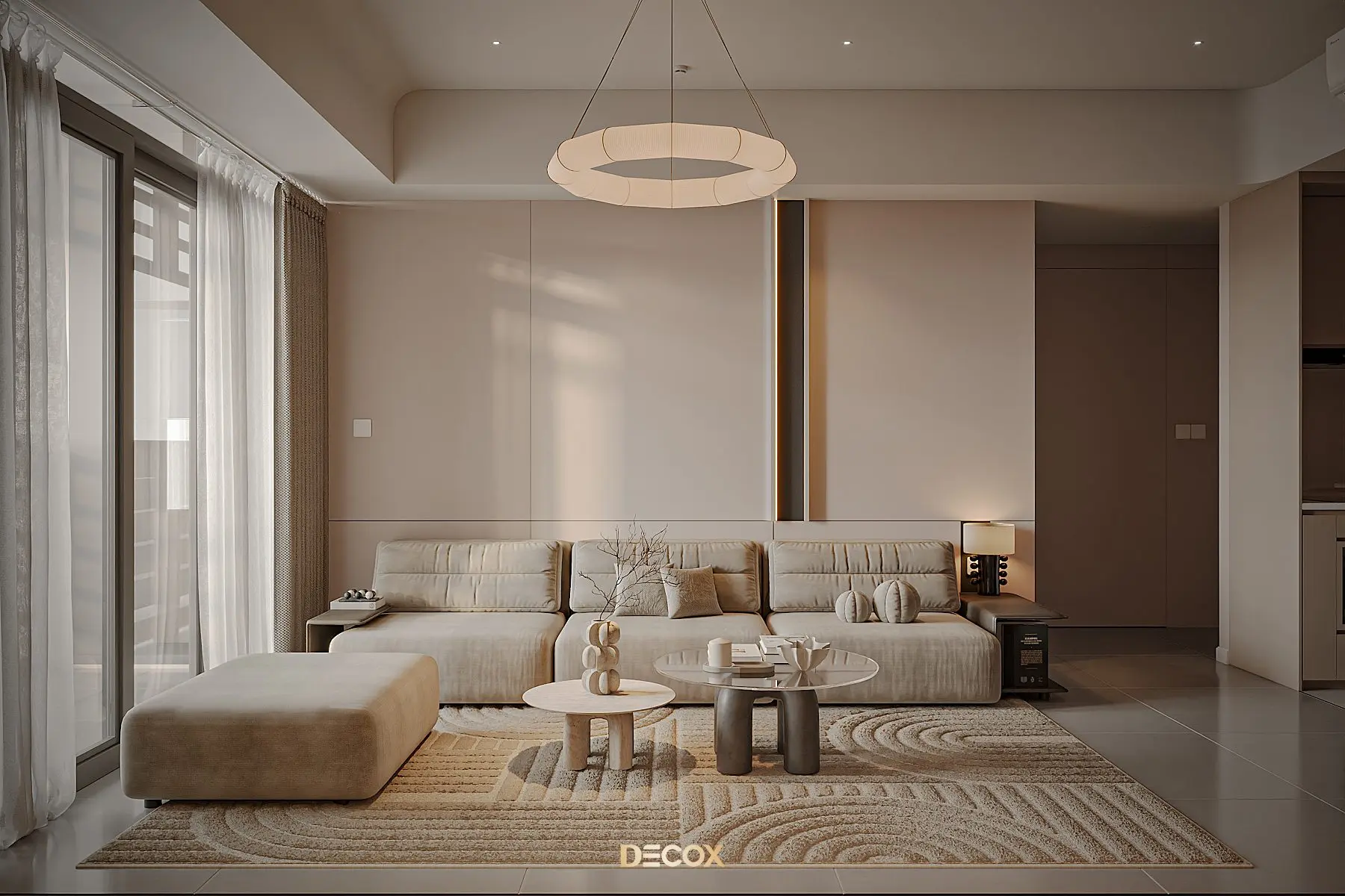 Living Room – Kitchen Interior