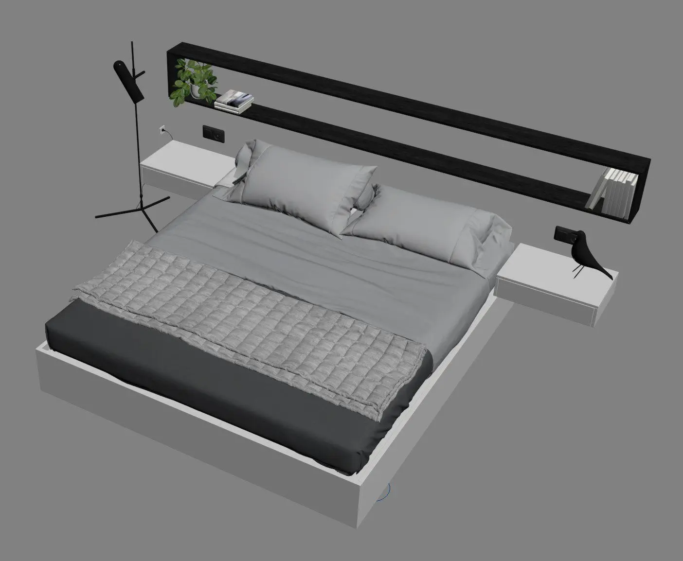 Bed — preview 1, by Nam Do (3dzip)